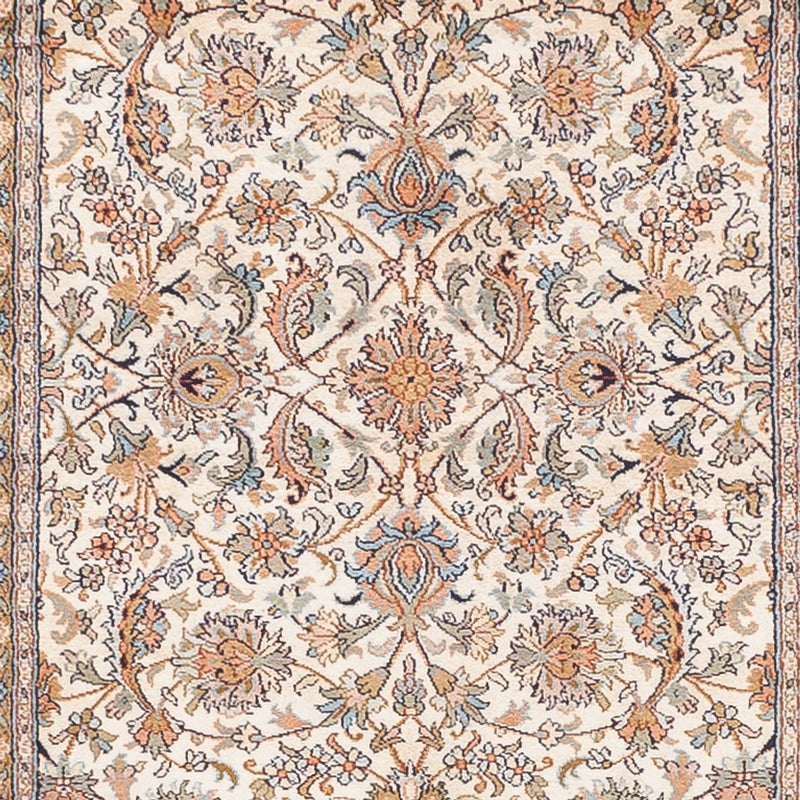 Kašmírské hedvábí Koberec 444x94cm - Orientální koberec