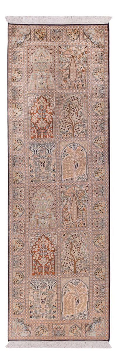 Kašmírské hedvábí Koberec 79x259cm - Orientální koberec