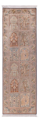Kašmírské hedvábí Koberec 79x259cm - Orientální koberec - béžová