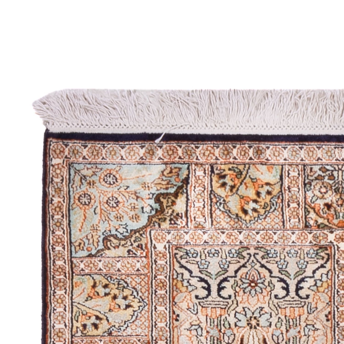 Kašmírské hedvábí Koberec 243x80cm - Orientální koberec