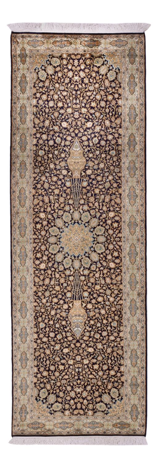 Kašmírské hedvábí Koberec 255x81cm - Orientální koberec