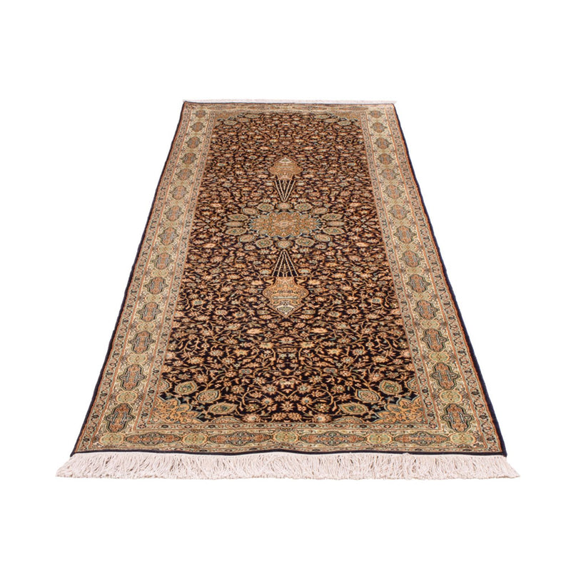 Kašmírské hedvábí Koberec 255x81cm - Orientální koberec