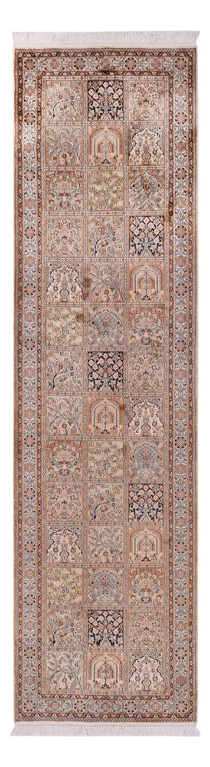 Kašmírské hedvábí Koberec 307x81cm - Orientální koberec