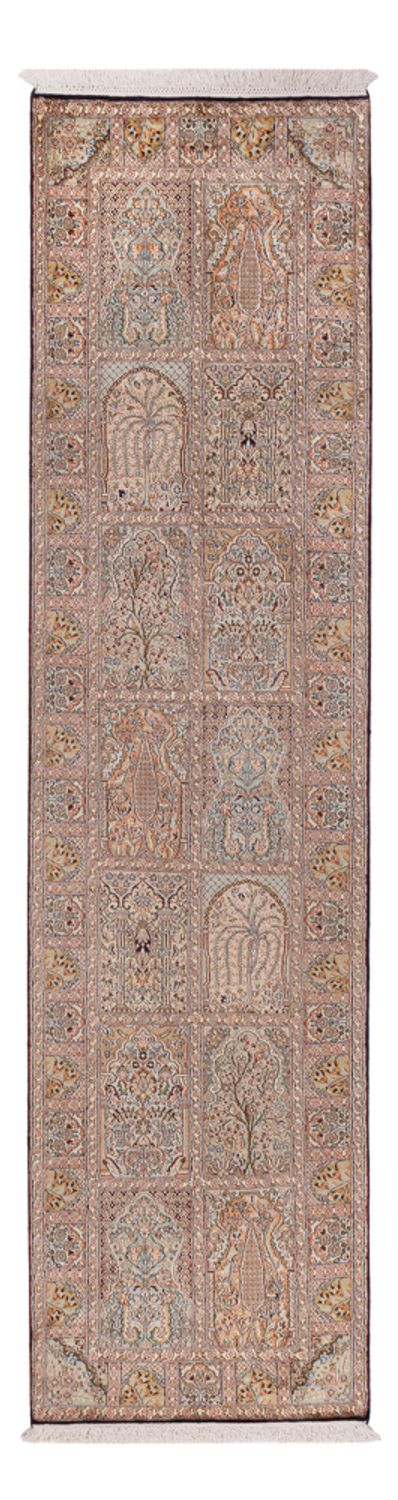 Kašmírské hedvábí Koberec 77x296cm - Orientální koberec