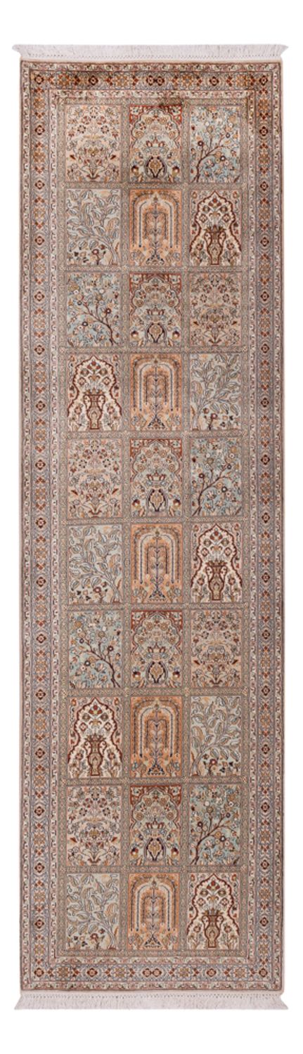Kašmírské hedvábí Koberec 303x81cm - Orientální koberec