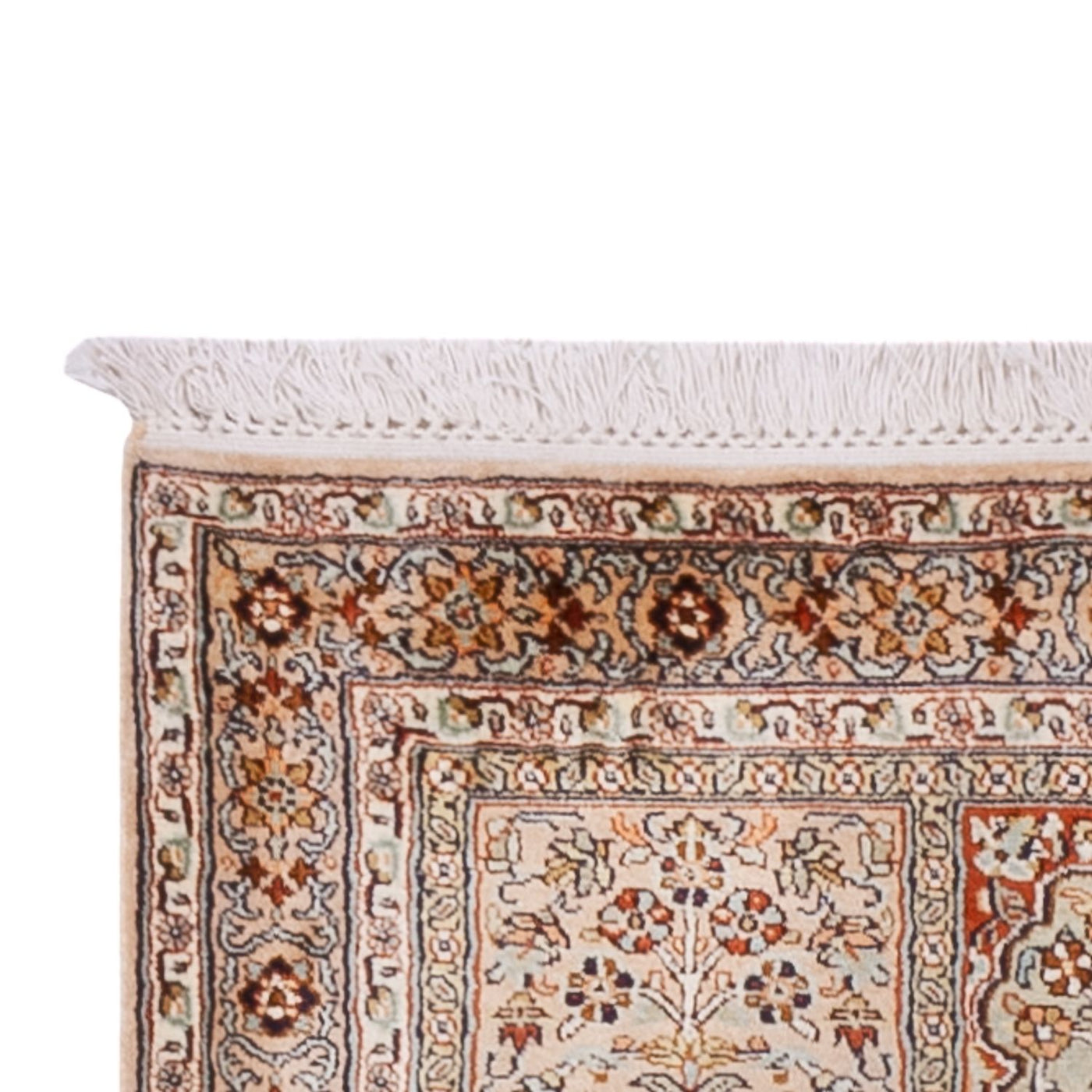 Kašmírské hedvábí Koberec 303x81cm - Orientální koberec