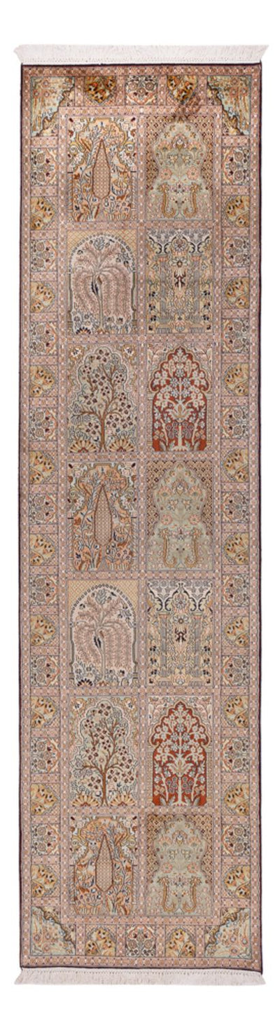 Kašmírské hedvábí Koberec 78x296cm - Orientální koberec