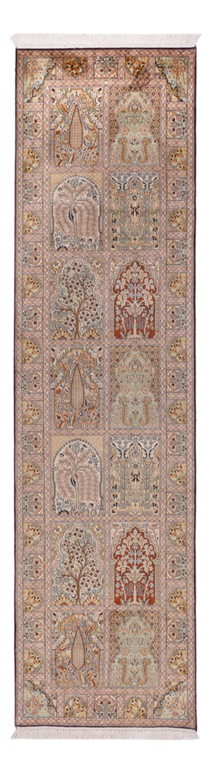 Kašmírské hedvábí Koberec 78x296cm - Orientální koberec