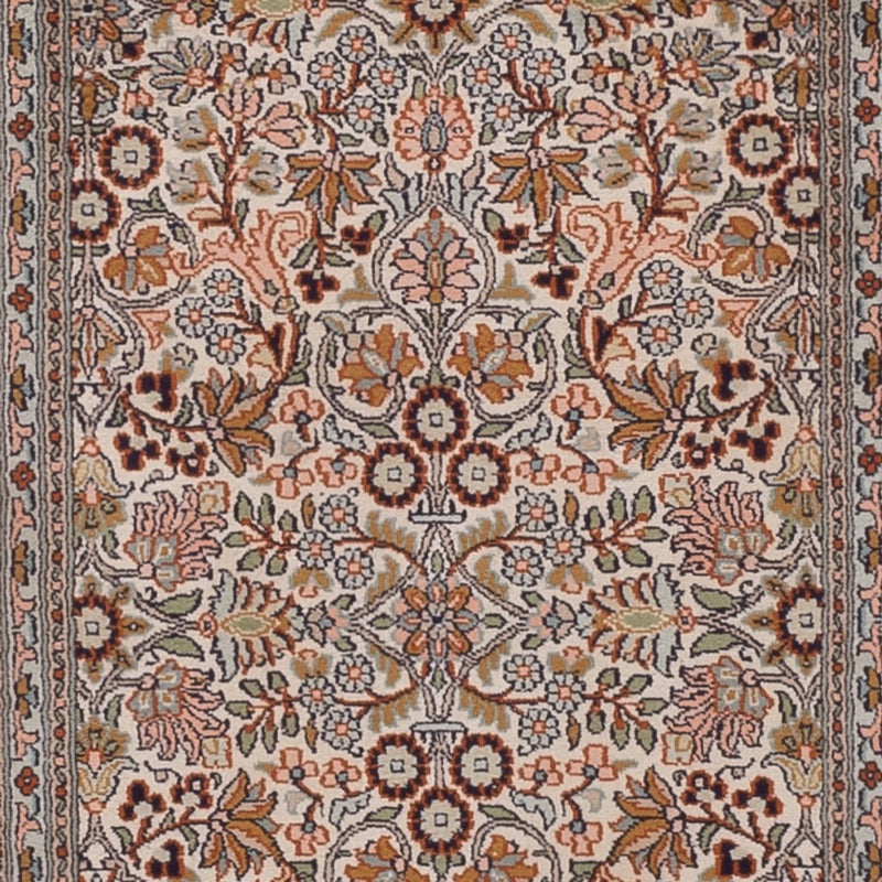 Kašmírské hedvábí Koberec 338x79cm - Orientální koberec