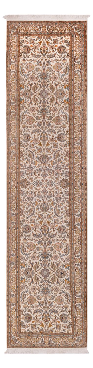 Kašmírské hedvábí Koberec 325x76cm - Orientální koberec