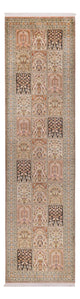 Kašmírské hedvábí Koberec 310x81cm - Orientální koberec