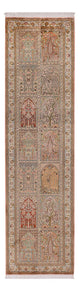 Kašmírské hedvábí Koberec 287x79cm - Orientální koberec