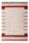 Indo Loribaft Koberec 202x306cm - Vlněný koberec - Obdélníkový / Krémová / 202 x 306 cm Obdélníkový