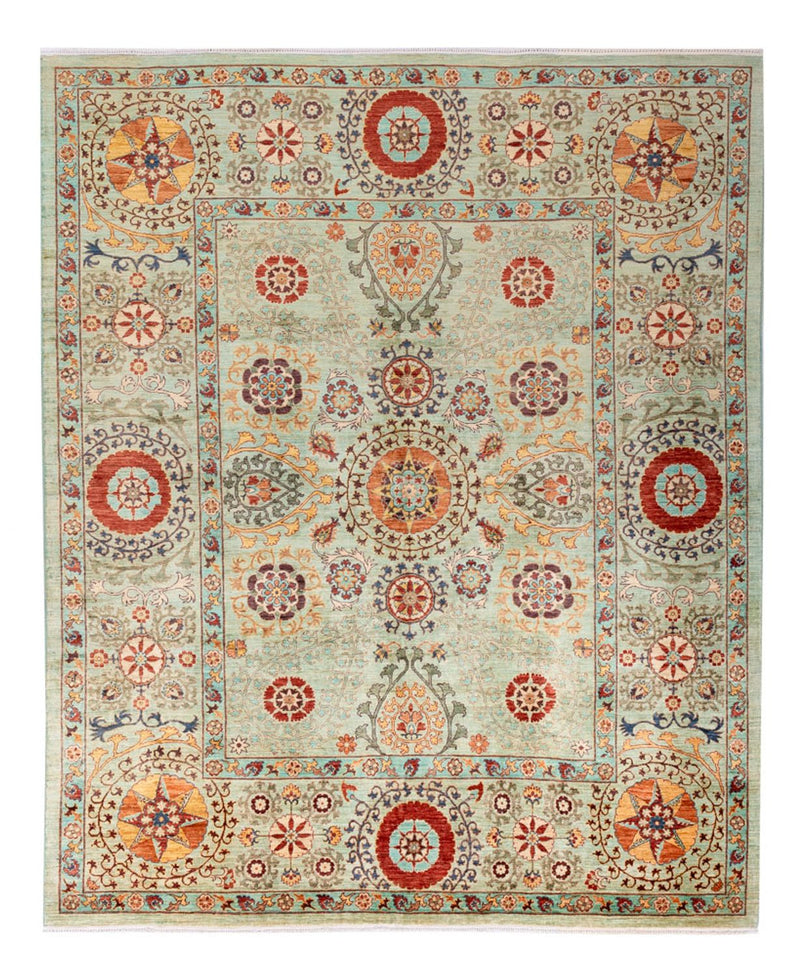Ariana Koberec 204x251cm - Orientální koberec - mátově zelená