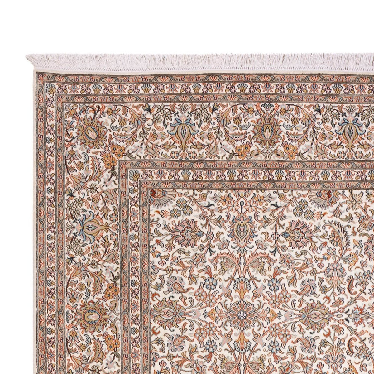 Kašmírské hedvábí Koberec 216x318cm - Orientální koberec
