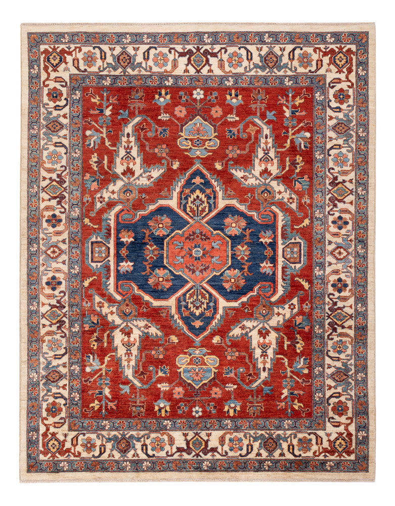 Kazak Koberec 191x240cm - Orientální koberec - červená