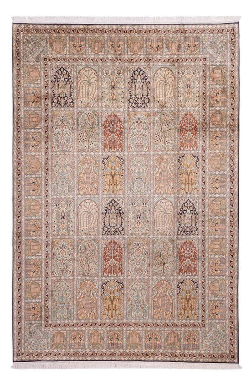 Kašmírské hedvábí Koberec 214x315cm - Orientální koberec
