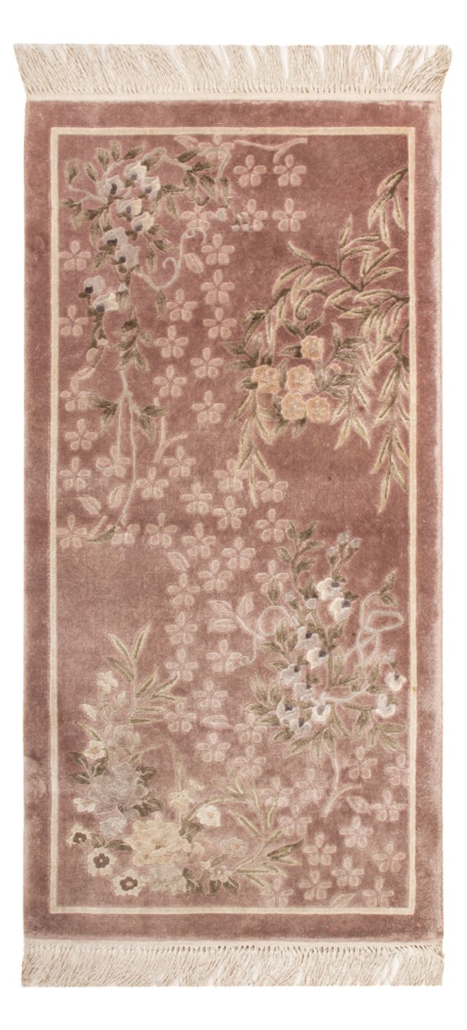 Čínské hedvábí Koberec 62x123cm - Orientální koberec