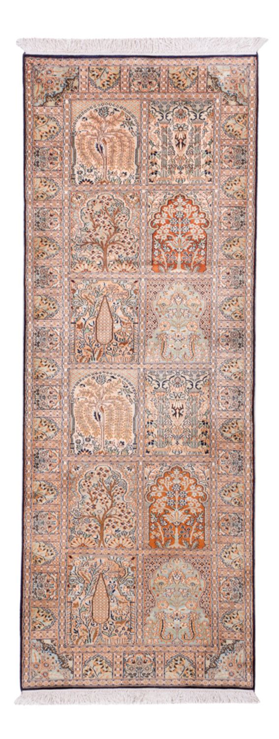 Kašmírské hedvábí Koberec 80x236cm - Orientální koberec