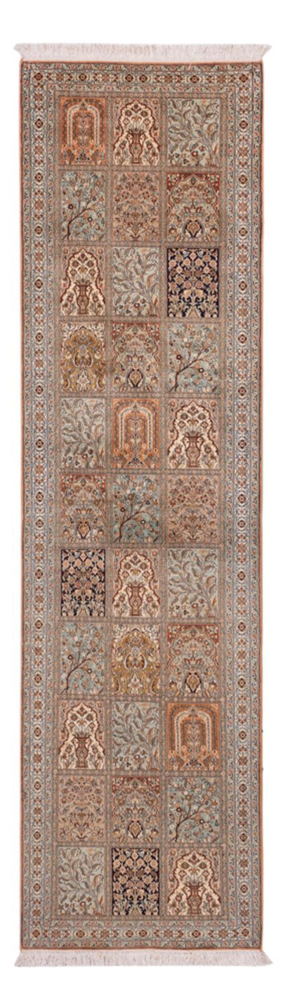 Kašmírské hedvábí Koberec 77x301cm - Orientální koberec