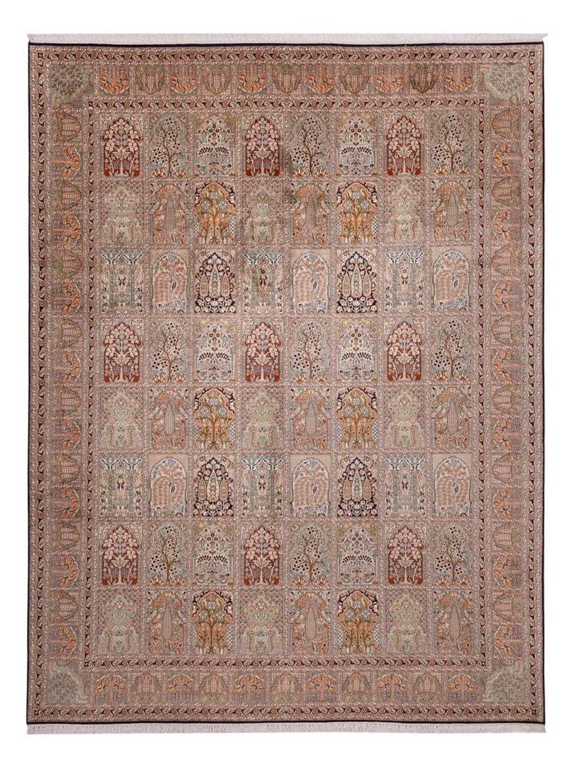 Kašmírské hedvábí Koberec 274x362cm - Orientální koberec