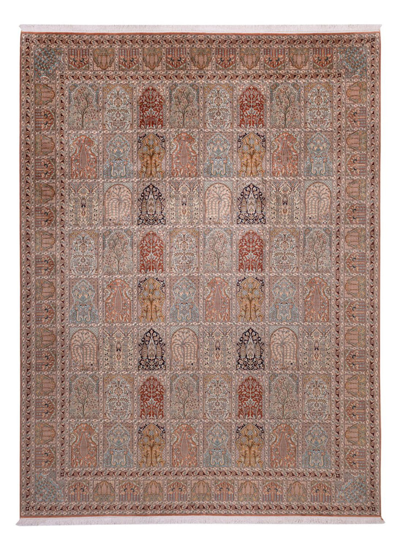 Kašmírské hedvábí Koberec 277x372cm - Orientální koberec