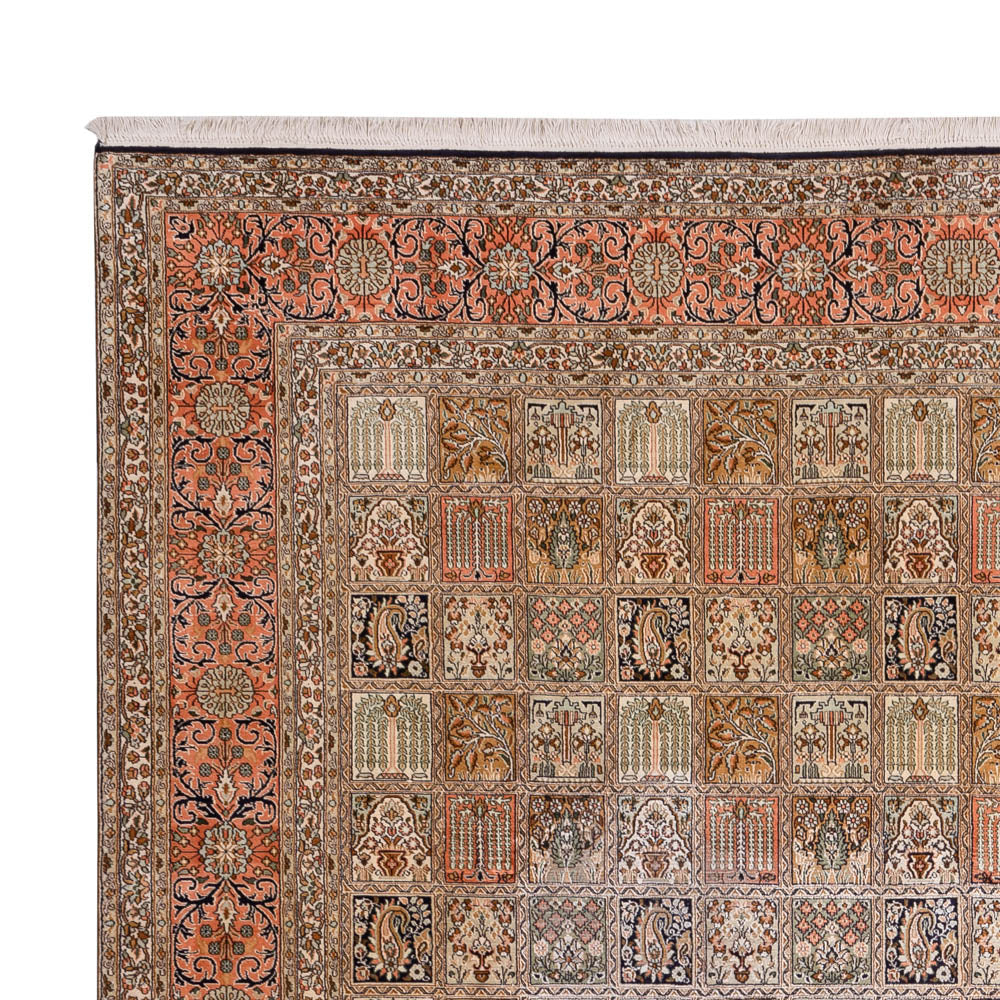 Kašmírské hedvábí Koberec 275x377cm - Orientální koberec