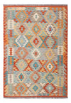 Kilim Maimana Koberec 129x187cm - Vlněný koberec - Obdélníkový / Vícebarevný / 129 x 187 cm Obdélníkový