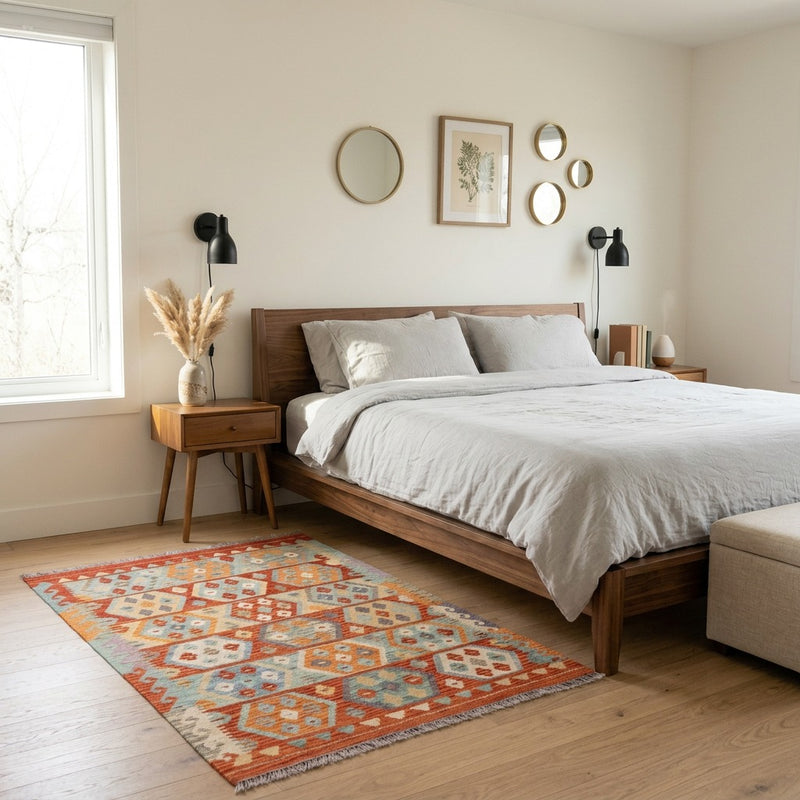 Kilim Maimana Koberec 176x123cm - Vlněný koberec
