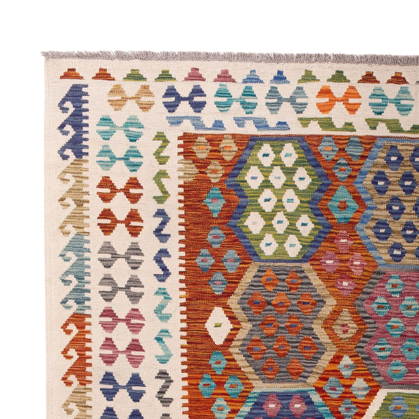 Kilim Maimana Koberec 292x214cm - Vlněný koberec