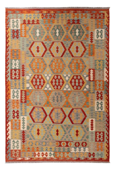 Kilim Maimana Koberec 202x294cm - Vlněný koberec