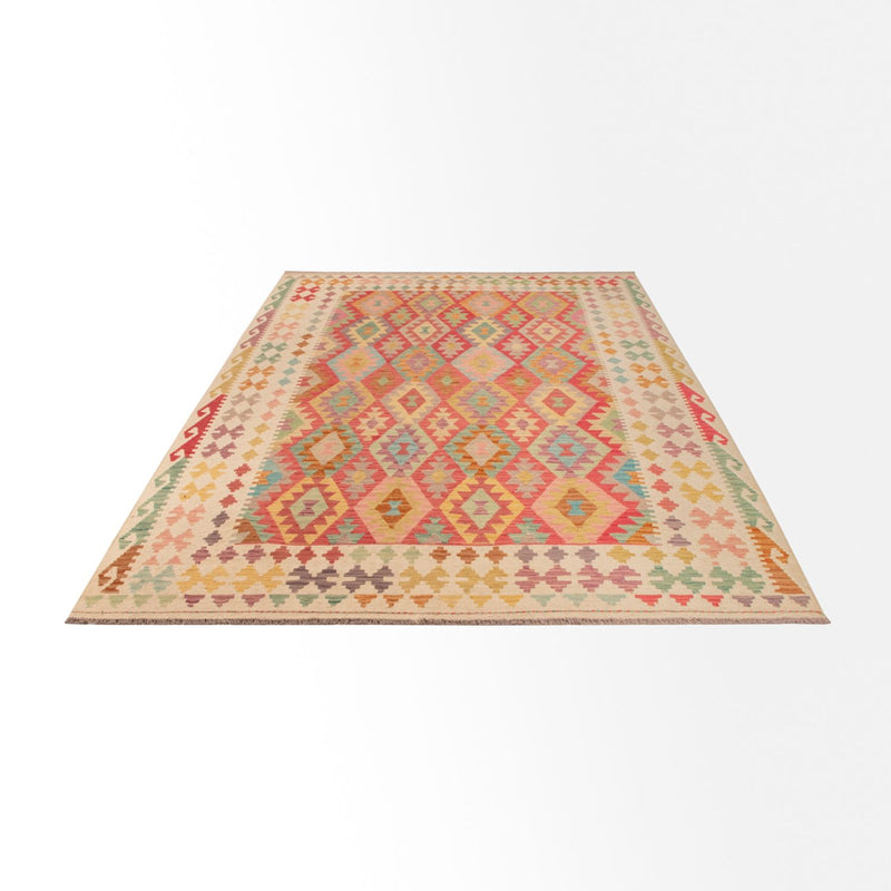 Kilim Maimana Koberec 300x201cm - Vlněný koberec