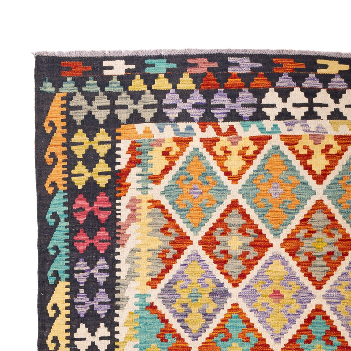 Kilim Maimana Koberec 204x295cm - Vlněný koberec