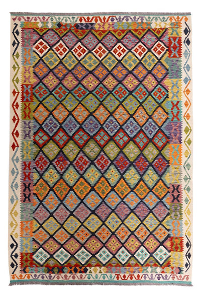 Kilim Maimana Koberec 206x298cm - Vlněný koberec