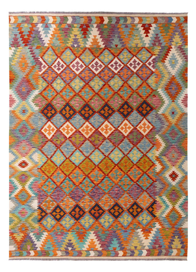 Kilim Maimana Koberec 296x209cm - Vlněný koberec