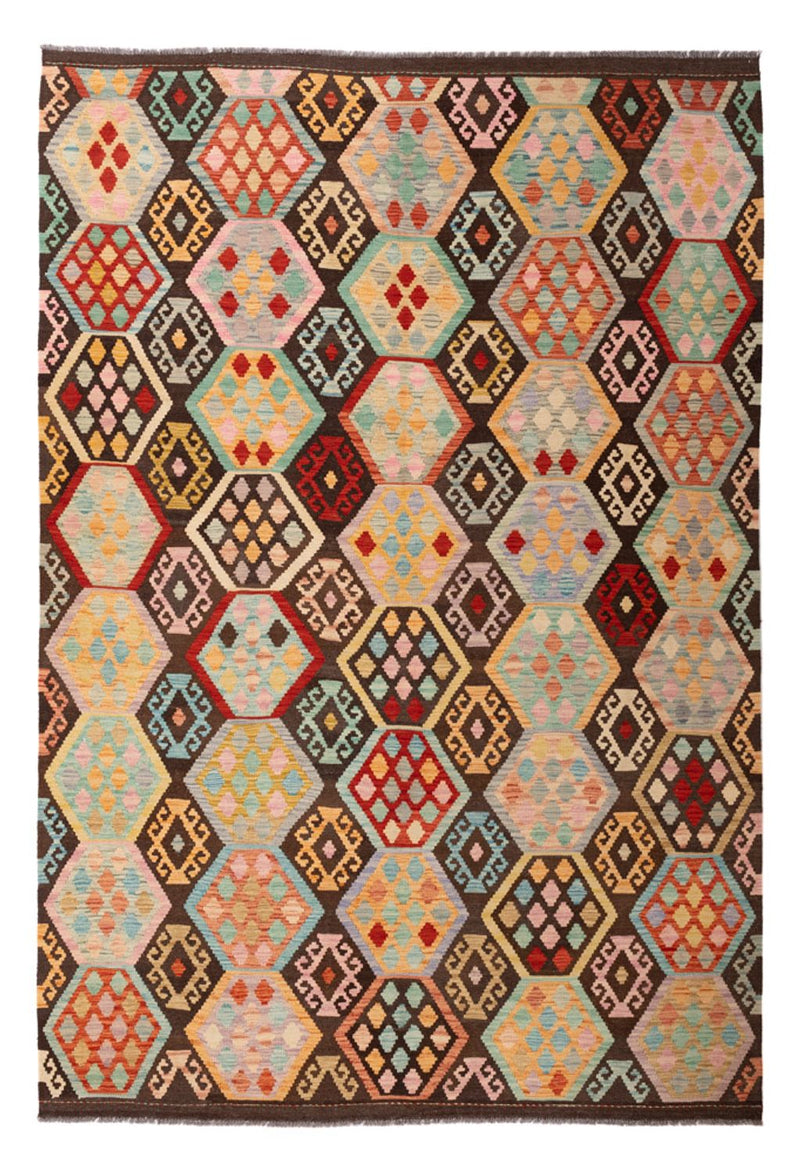 Kilim Maimana Koberec 294x201cm - Vlněný koberec