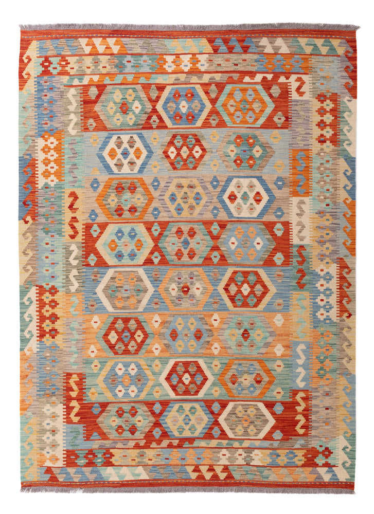 Kilim Maimana Koberec 235x174cm - Vlněný koberec