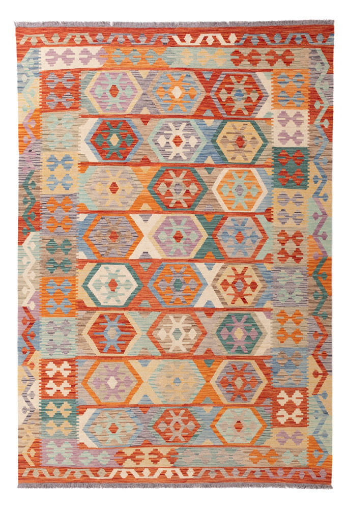 Kilim Maimana Koberec 246x168cm - Vlněný koberec