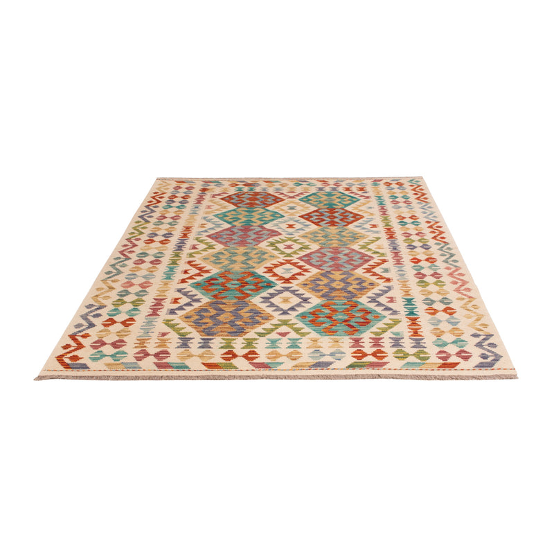 Kilim Maimana Koberec 195x157cm - Vlněný koberec