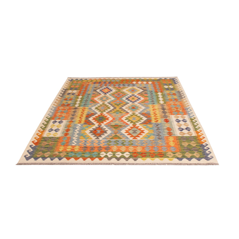 Kilim Maimana Koberec 197x153cm - Vlněný koberec
