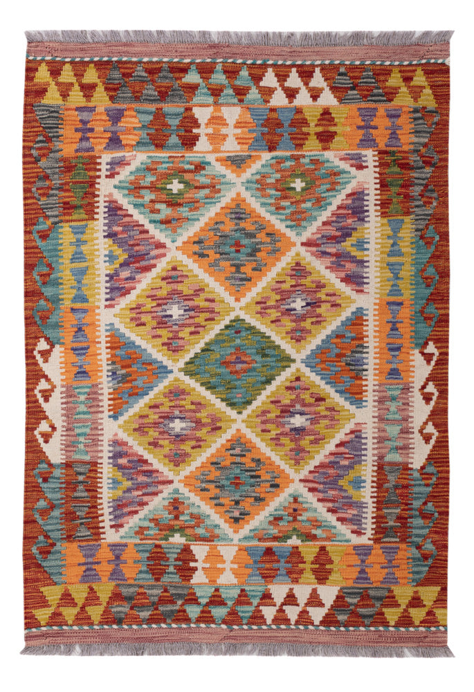 Kilim Maimana Koberec 141x100cm - Vlněný koberec