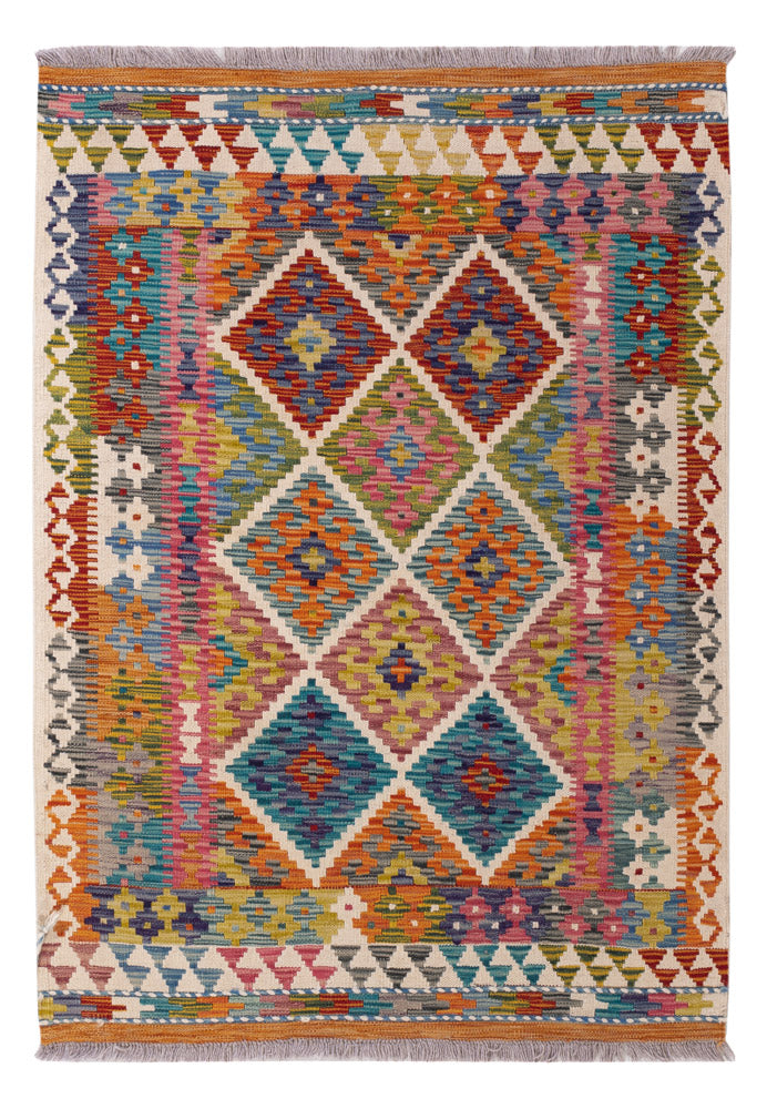 Kilim Maimana Koberec 147x102cm - Vlněný koberec