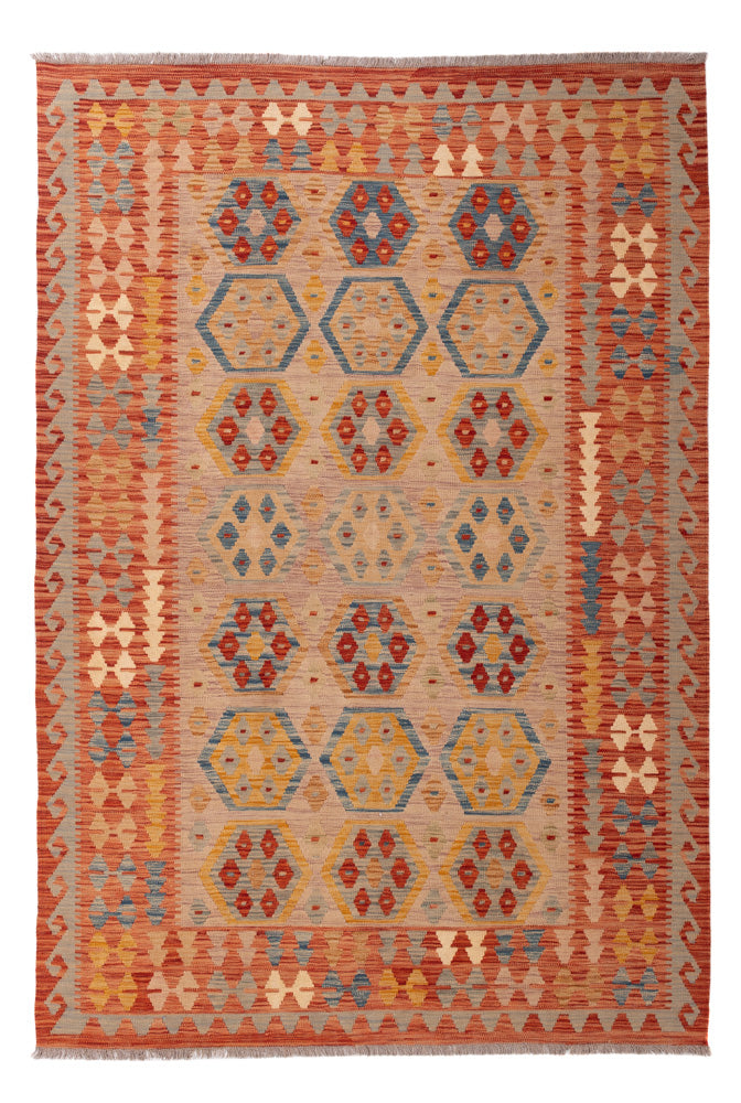 Kilim Maimana Koberec 242x162cm - Vlněný koberec