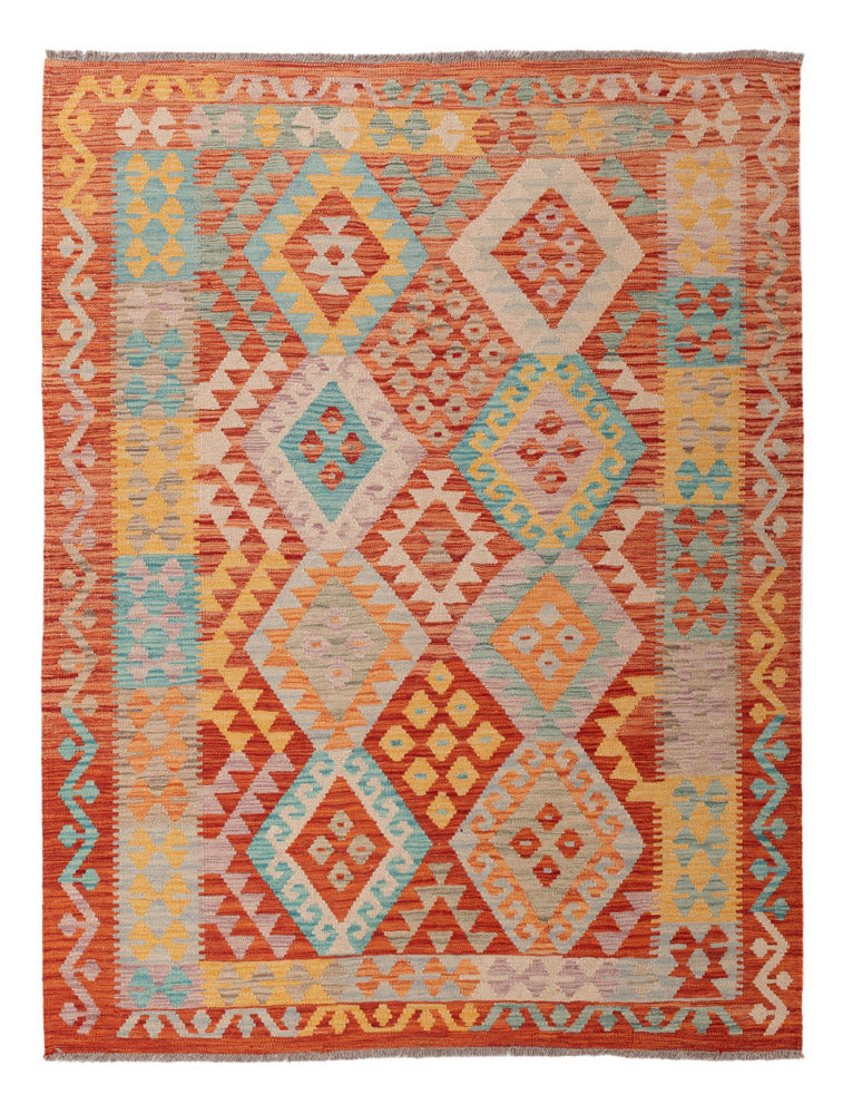 Kilim Maimana Koberec 198x151cm - Vlněný koberec