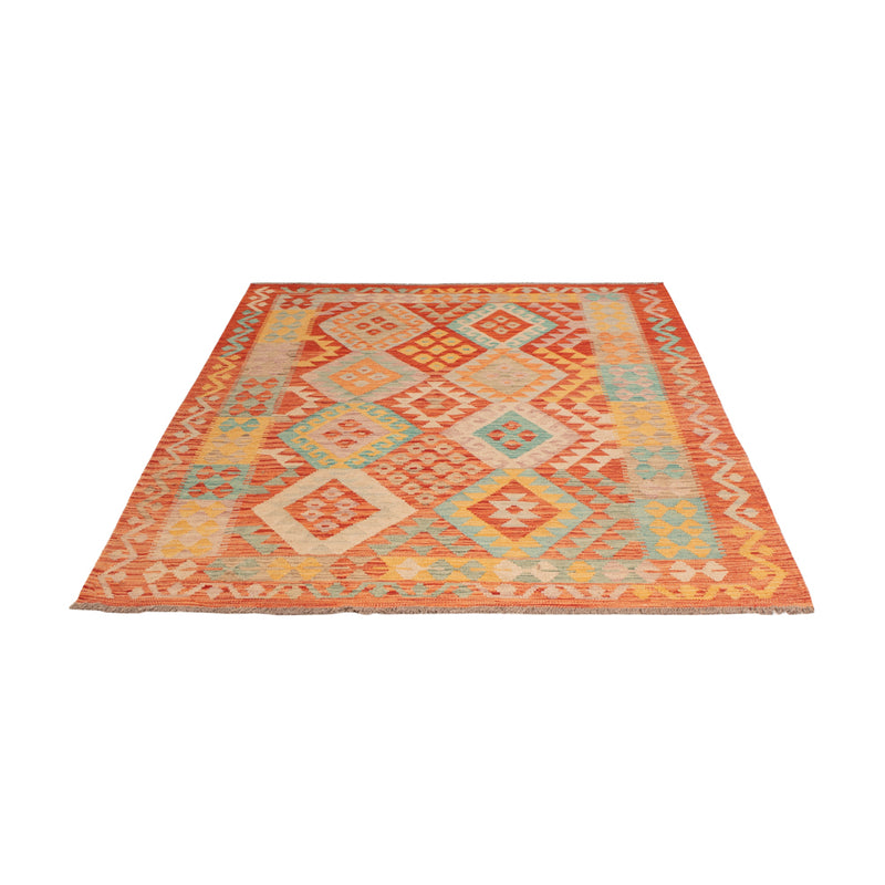 Kilim Maimana Koberec 198x151cm - Vlněný koberec
