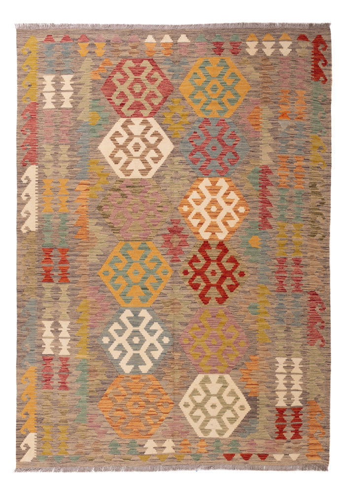 Kilim Maimana Koberec 243x168cm - Vlněný koberec