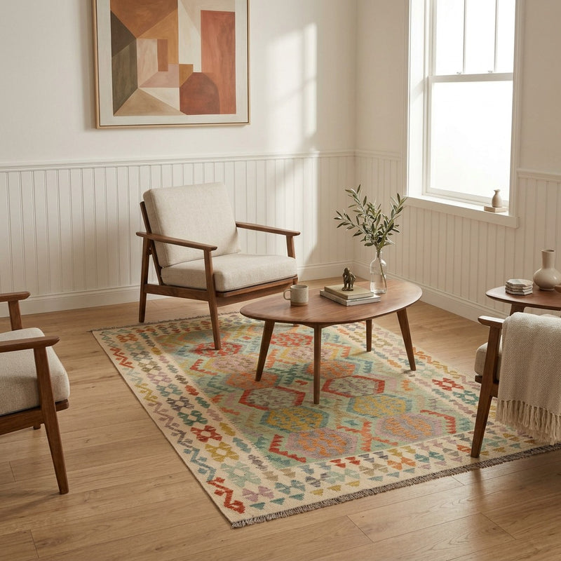 Kilim Maimana Koberec 240x170cm - Vlněný koberec