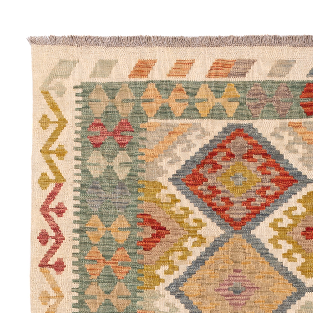 Kilim Maimana Koberec 198x146cm - Vlněný koberec