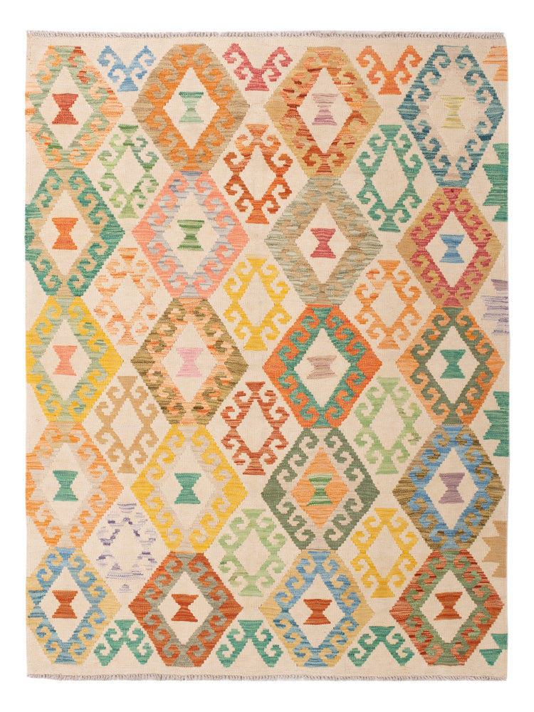 Kilim Maimana Koberec 198x149cm - Vlněný koberec