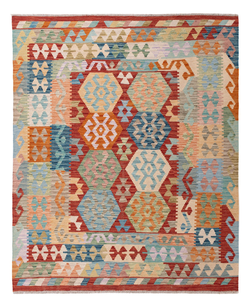 Kilim Maimana Koberec 194x156cm - Vlněný koberec